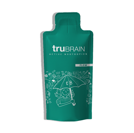 A 1oz nootropic drink from TruBrain - the Mellow formula
